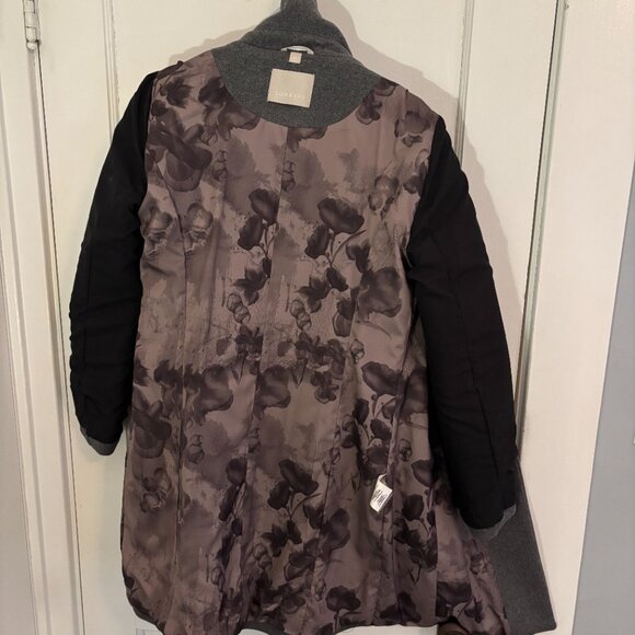 Soia & Kyo Gray Wool Blend Belted Coat - Size Small - Picture 5 of 14